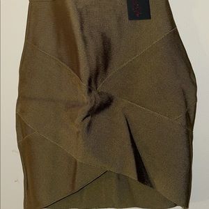 Olive Green Bandage Skirt